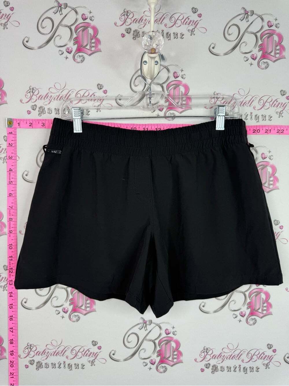 Lole shorts charm decal Black Women's Athletic Shorts